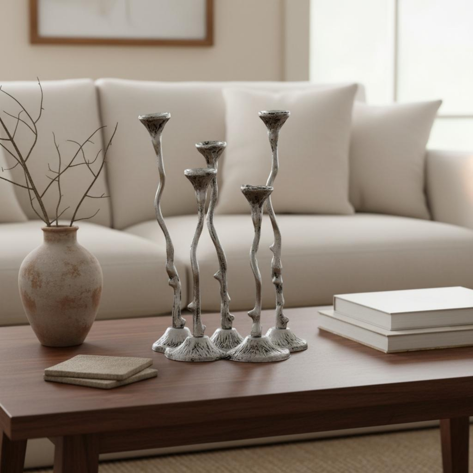Cast Aluminum Candle Holder De - Centerpiece Stick avis et prix