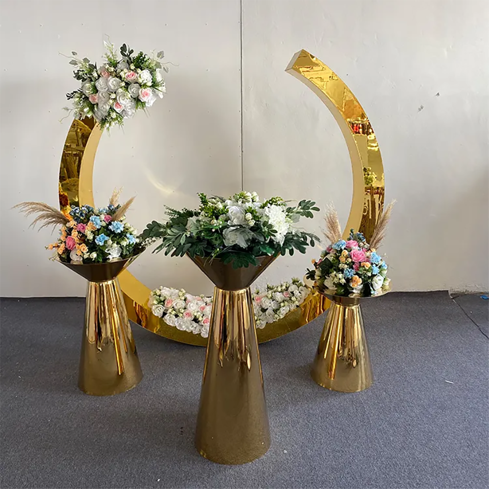Hot Sale Gold Trim Flower Acry - Party Event Supplier avis et prix