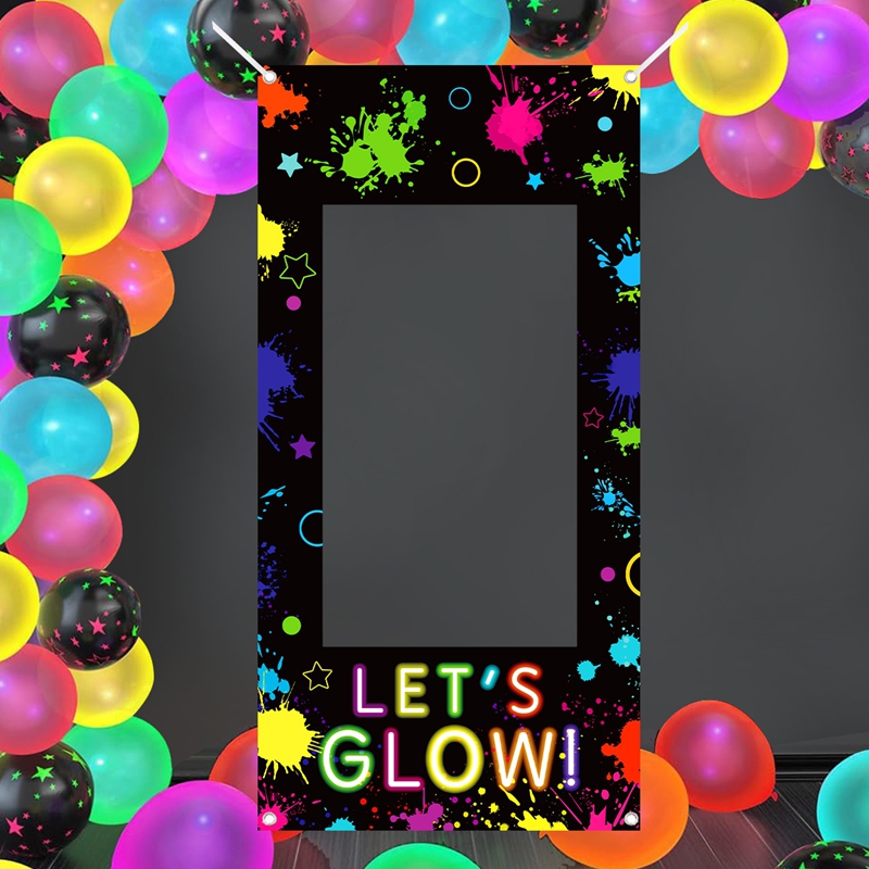 Let‘s Glow Photo Booth Frame N - Let'S Party Event Supply avis et prix