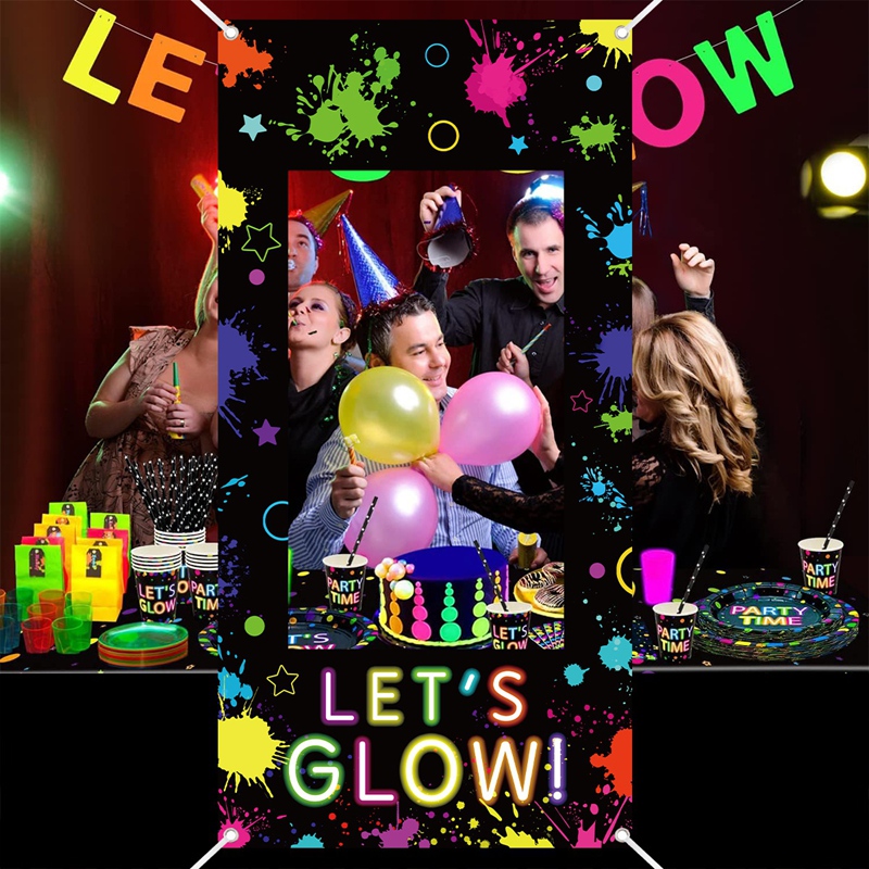 Let‘s Glow Photo Booth Frame N - Let'S Party Event Supply avis et prix