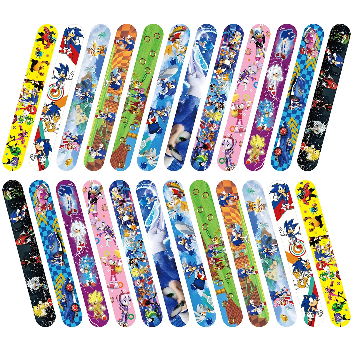 12/24/36pcs Sonic Slap Bracele - Party Favor Bag avis et prix