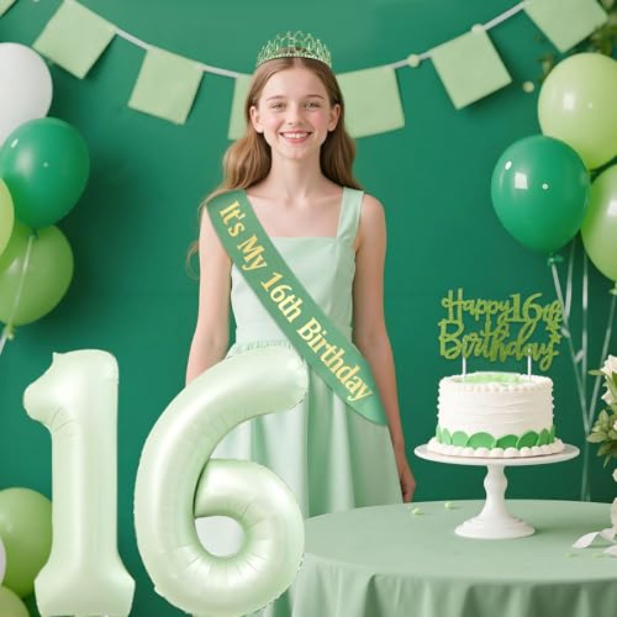 Birthday Decorations for Girls - Birthday Sash Glitter avis et prix