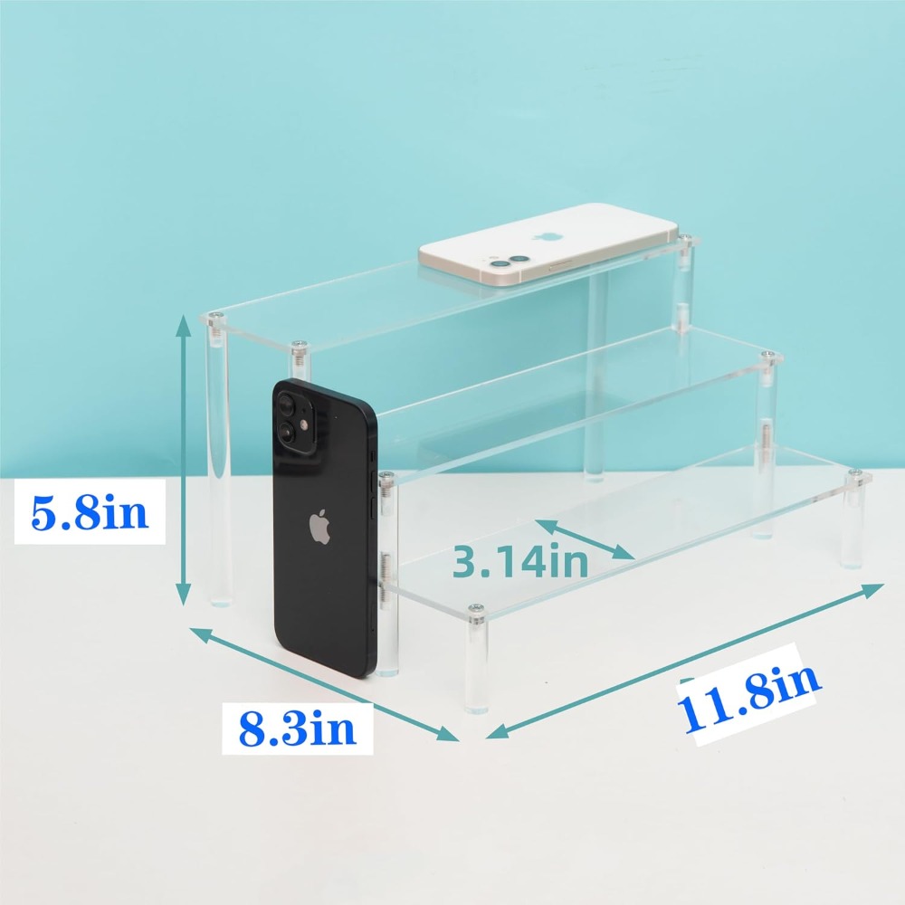 Clear Acrylic 3-Tier Display R - Cupcake Stand Tier avis et prix