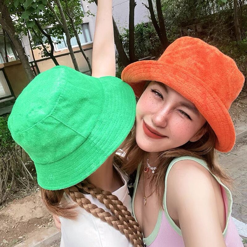Simple Terry Cloth Towel Bucke - Cotton Candy Cone avis et prix