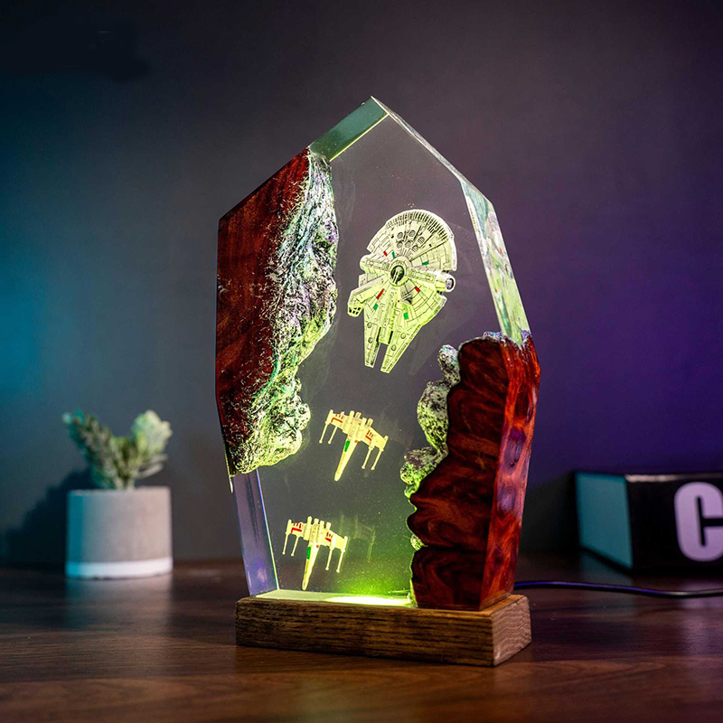 Table Resin Lamp Universe War  - Eve Party avis et prix