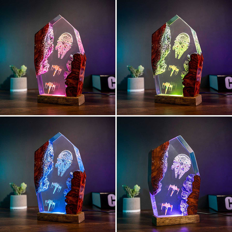 Table Resin Lamp Universe War  - Eve Party avis et prix