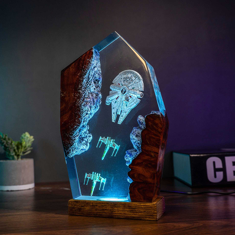 Table Resin Lamp Universe War  - Eve Party avis et prix