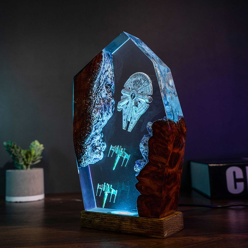 Table Resin Lamp Universe War  - Eve Party avis et prix