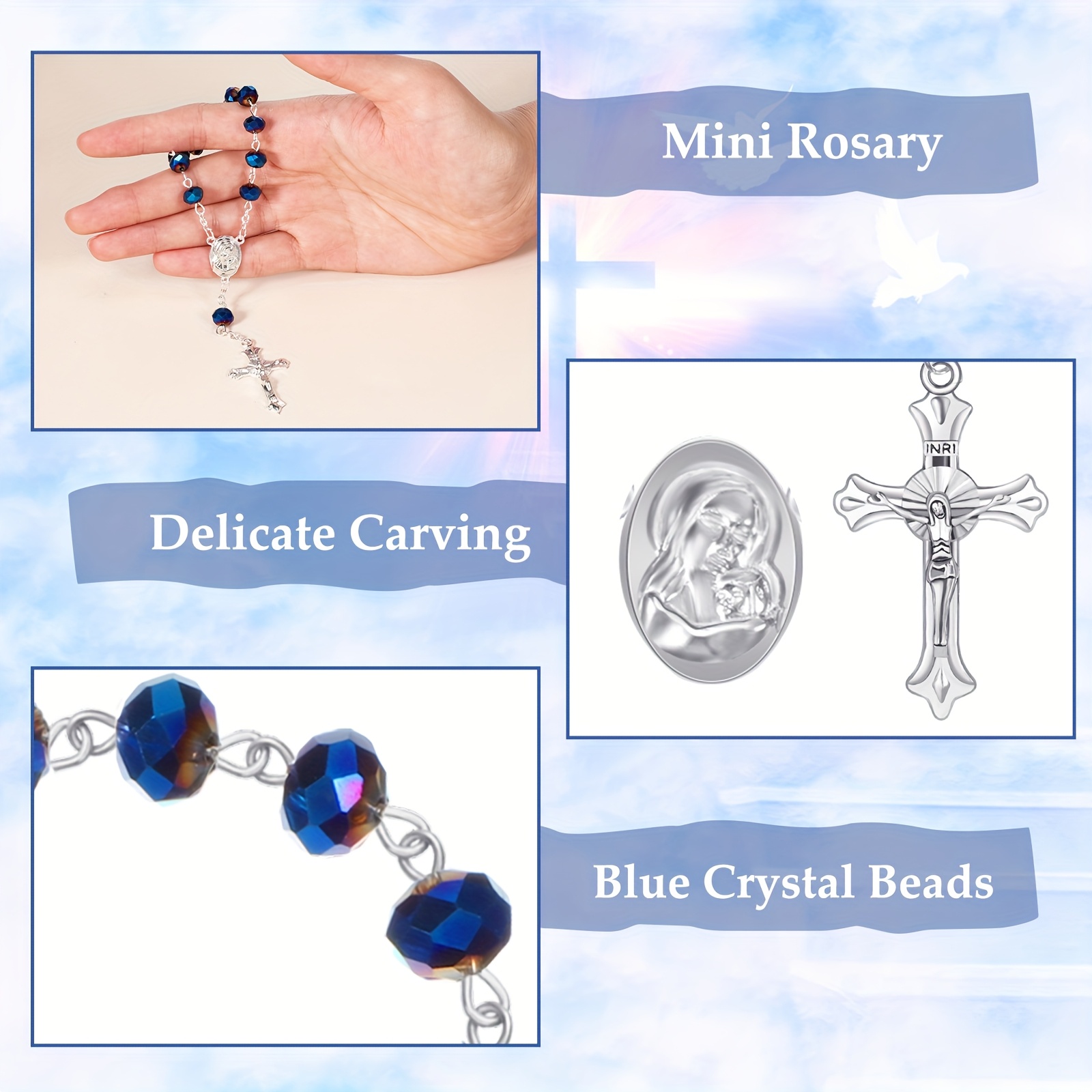 50 Sets Baptism Favors Rosary  - Party Favor Bag avis et prix