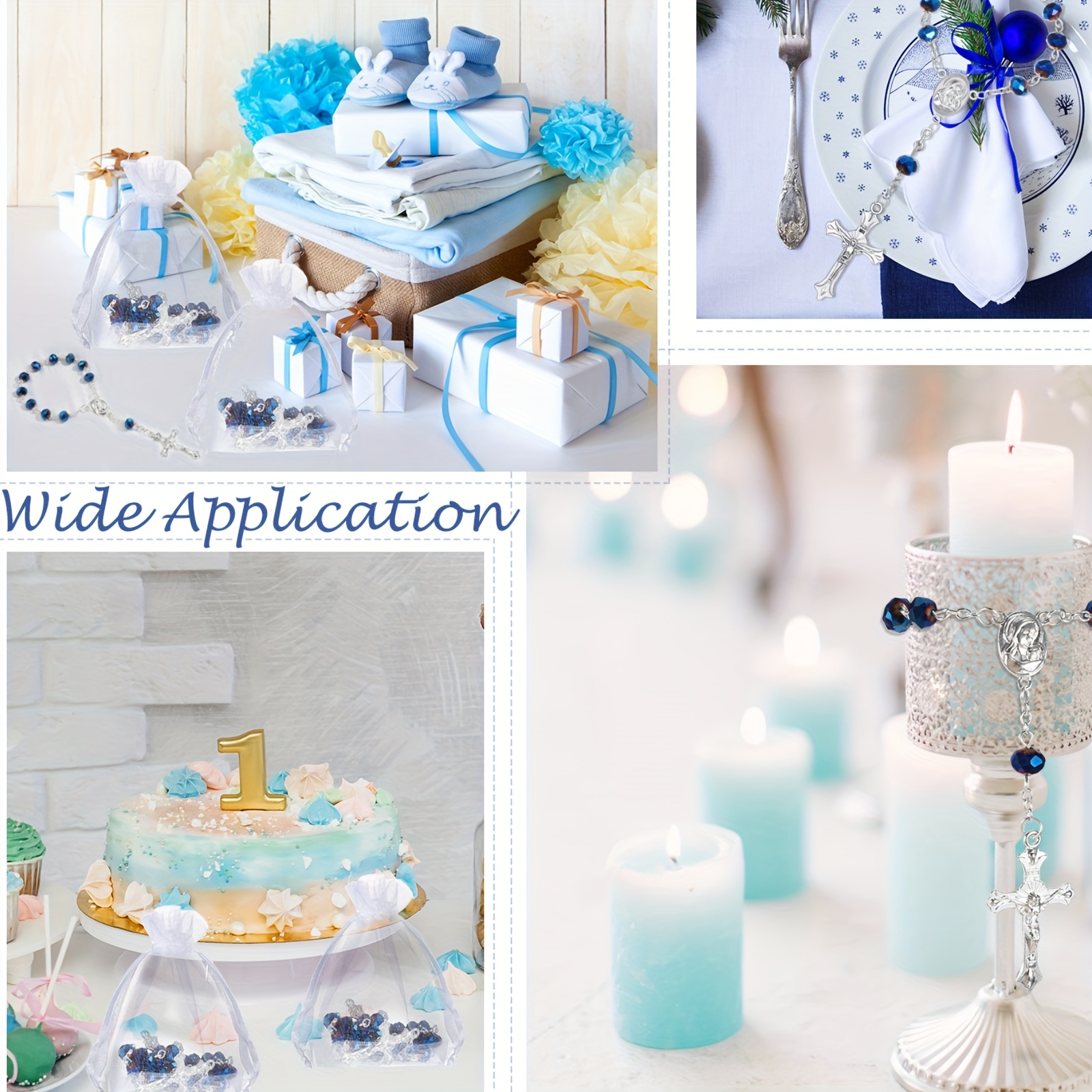 50 Sets Baptism Favors Rosary  - Party Favor Bag avis et prix