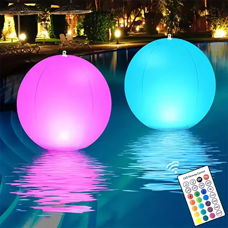 1-4PCS Floating Pool Lights wi - Led Balloon Light avis et prix