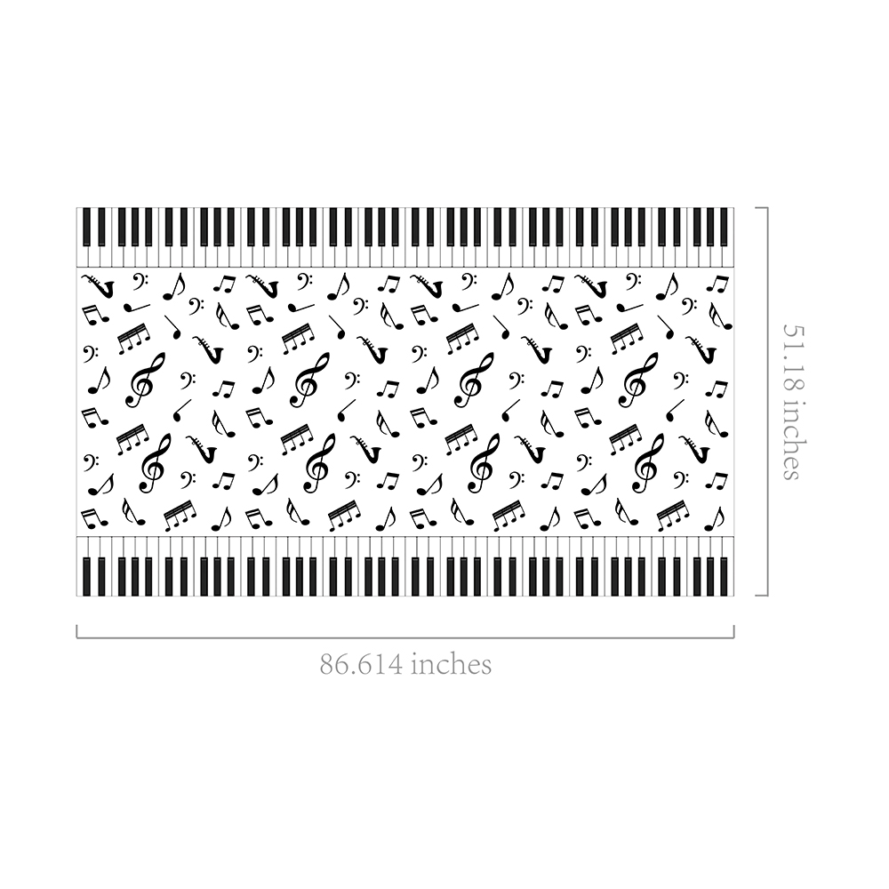 1pc Musical Note Tablecloth Di - Table Cloth Disposable avis et prix