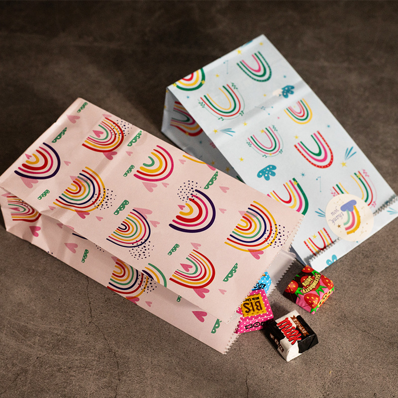 Small Paper Bags Rainbow Print - Event Party Box avis et prix
