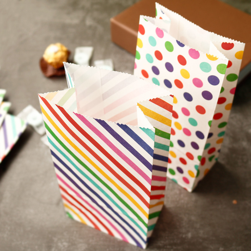 Small Paper Bags Rainbow Print - Event Party Box avis et prix