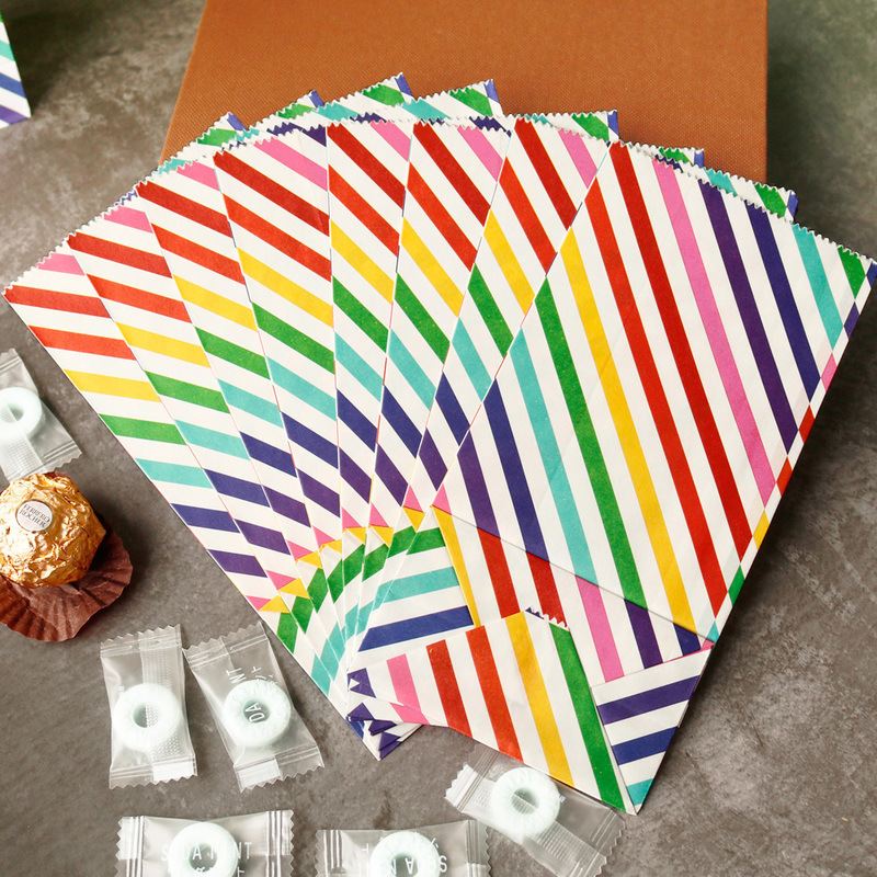 Small Paper Bags Rainbow Print - Event Party Box avis et prix