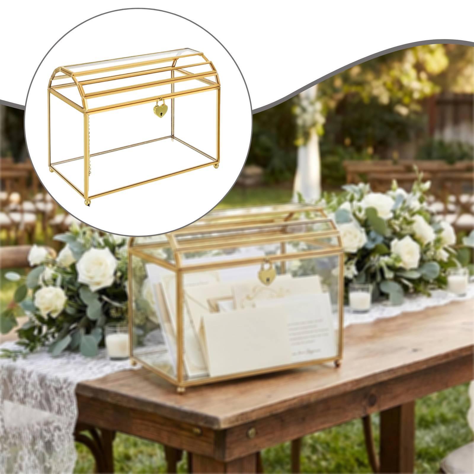 Glass Wedding Card Box Storage - Event Party Box avis et prix