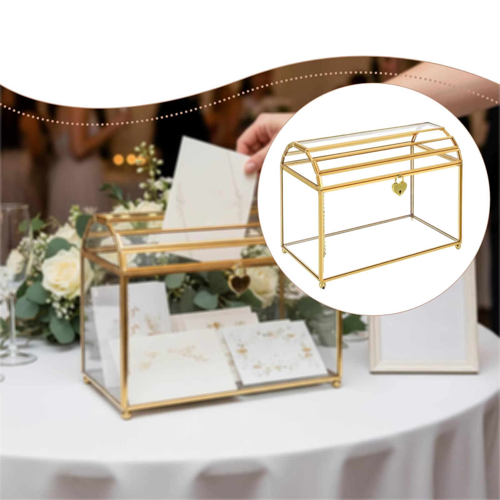 Glass Wedding Card Box Storage - Event Party Box avis et prix