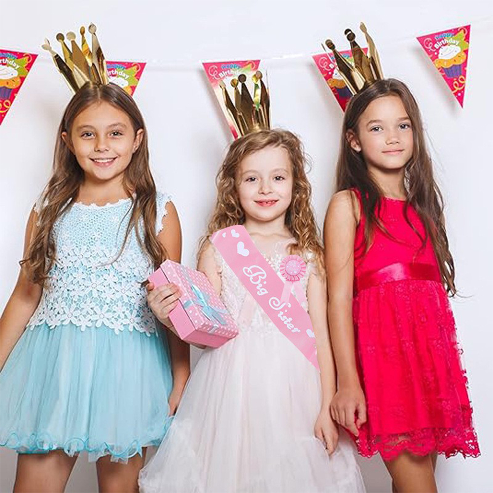 Pink Blue Baby Shower Glitter  - Birthday Sash Glitter avis et prix