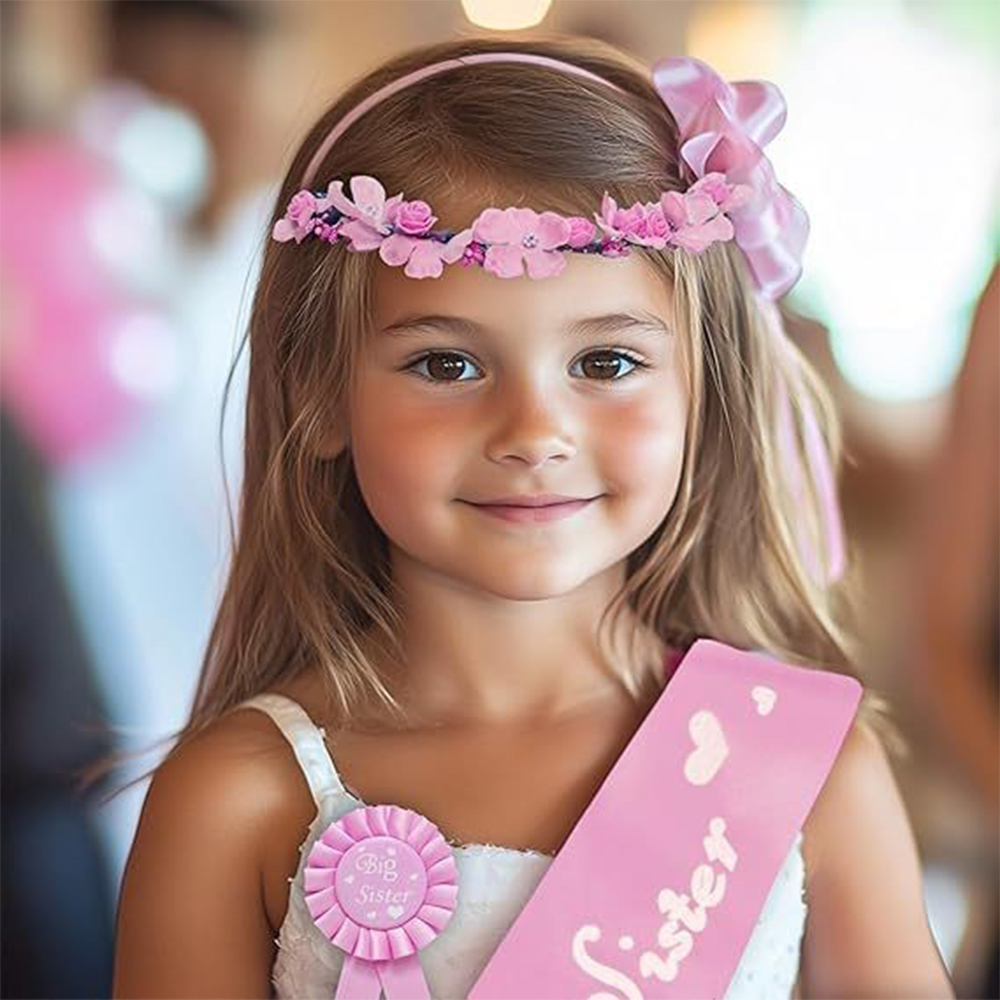 Pink Blue Baby Shower Glitter  - Birthday Sash Glitter avis et prix