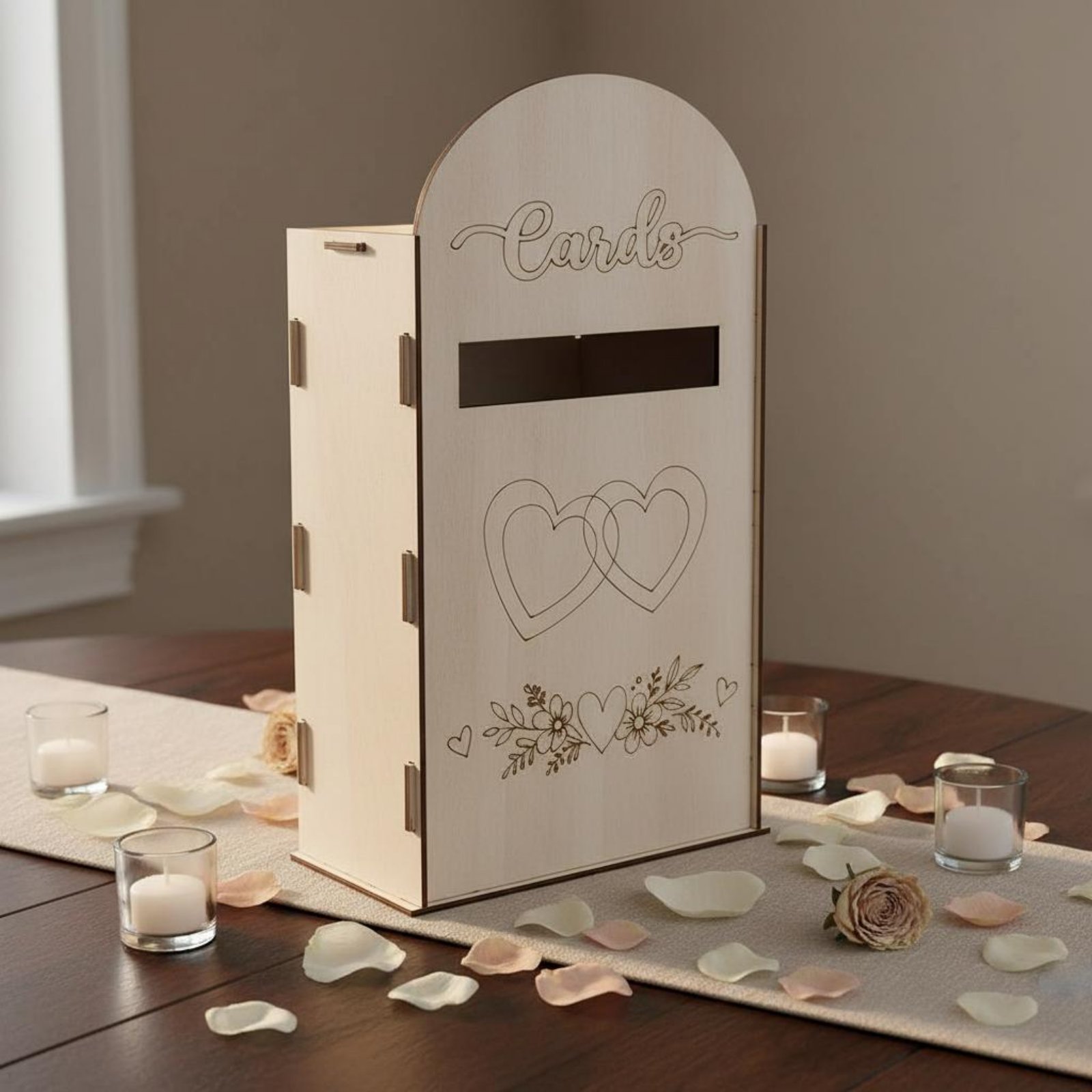 Wooden Wedding Card Box Laser  - Event Party Box avis et prix