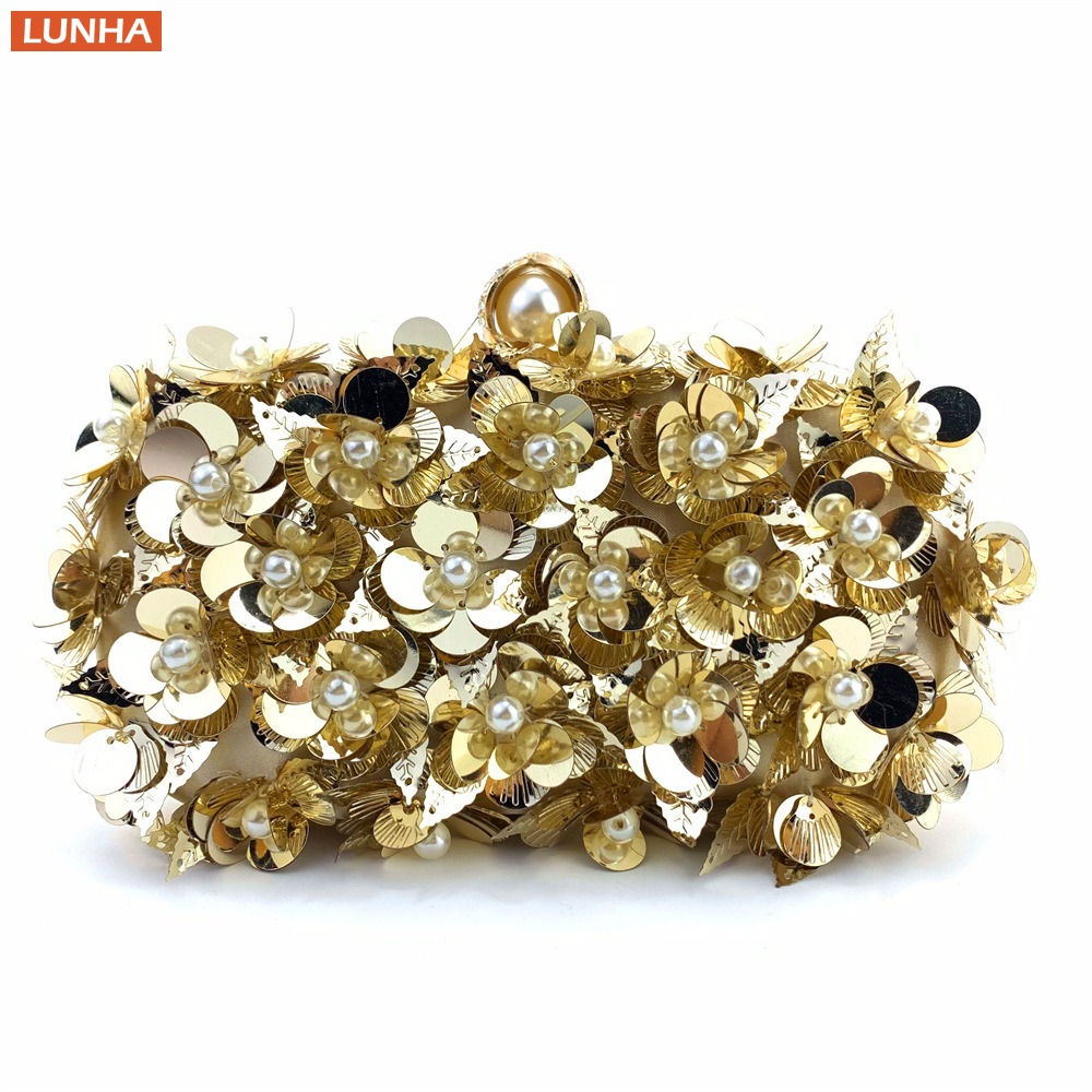 Women's Luxury Pearl Clutch Bo - Event Party Box avis et prix