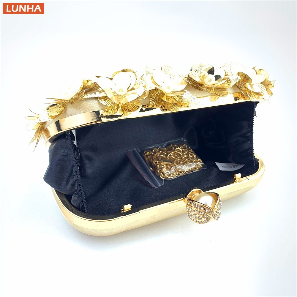 Women's Luxury Pearl Clutch Bo - Event Party Box avis et prix