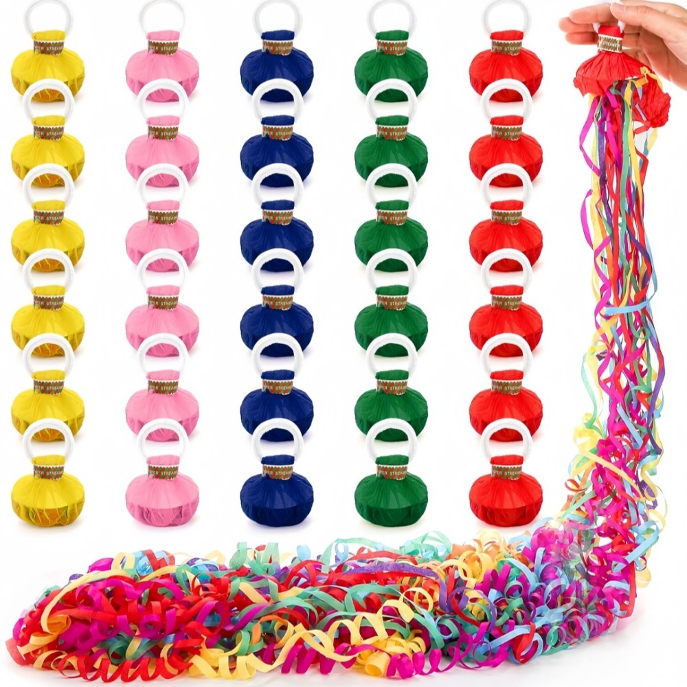 10pcs Hand Throwing Ribbon Pul - Confetti Cannon Tube avis et prix