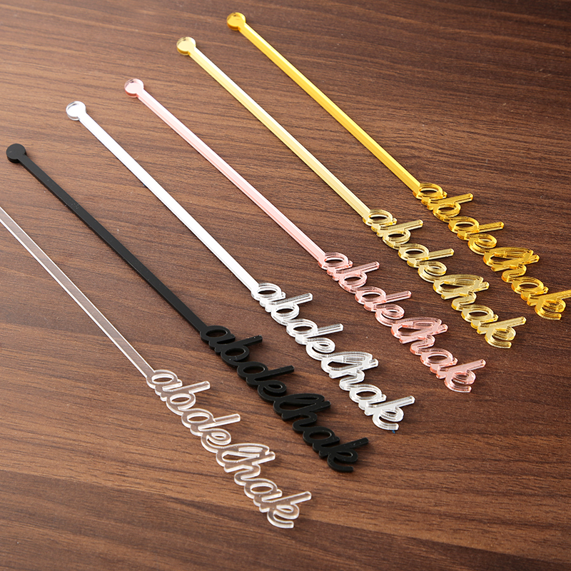 Personalized name drink stirre - Centerpiece Stick avis et prix