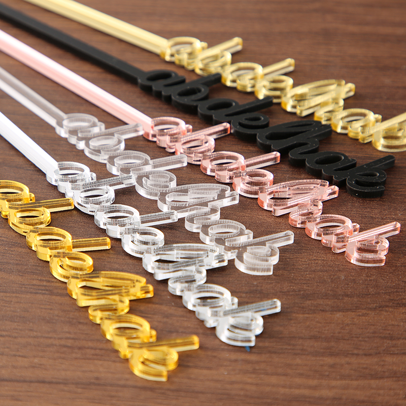 Personalized name drink stirre - Centerpiece Stick avis et prix
