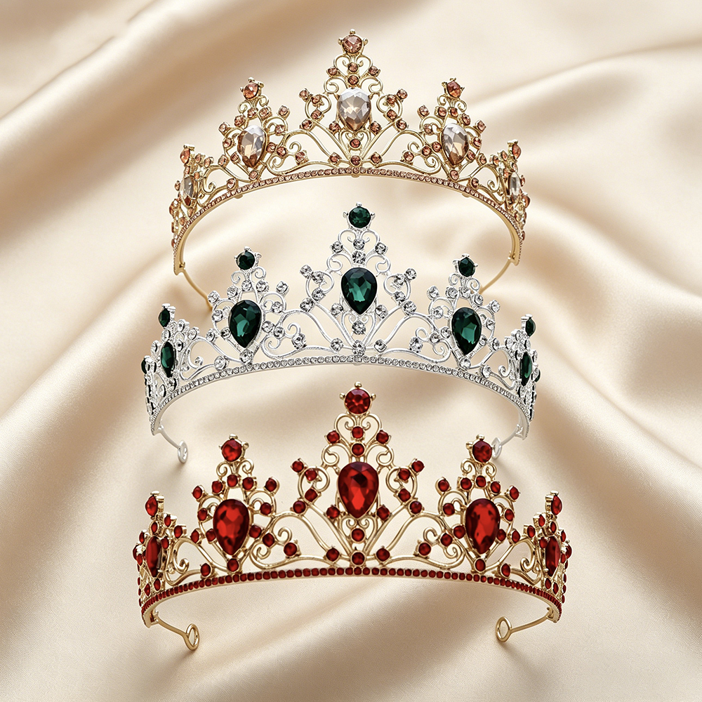 Baroque Bridal Tiara Sparkling - Event & Party Supply Photos avis et prix