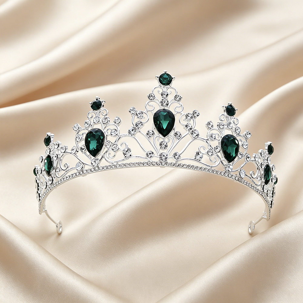 Baroque Bridal Tiara Sparkling - Event & Party Supply Photos avis et prix