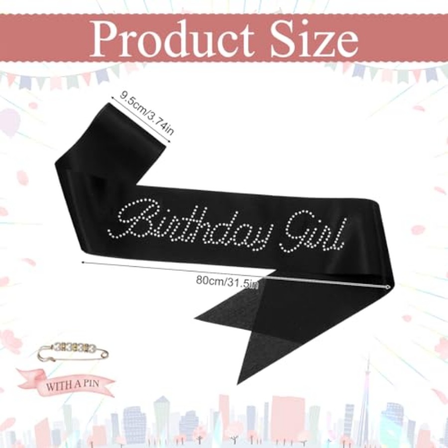 Birthday Sash for Women, Glitt - Birthday Sash Glitter avis et prix