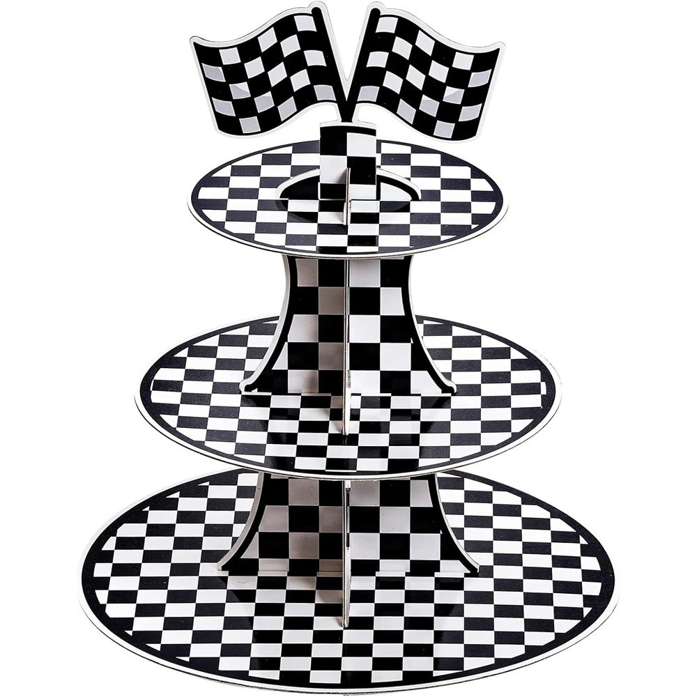 3-Tier Round Cupcake Stand wit - Cupcake Stand Tier avis et prix