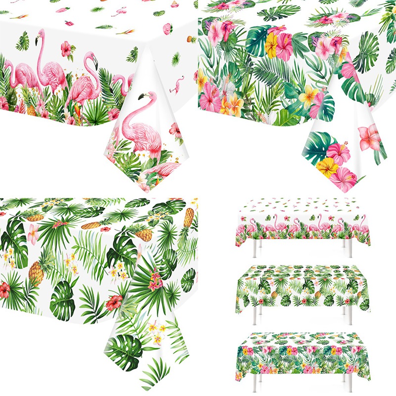 Hawaiian Party Decoration Palm - Table Cloth Disposable avis et prix