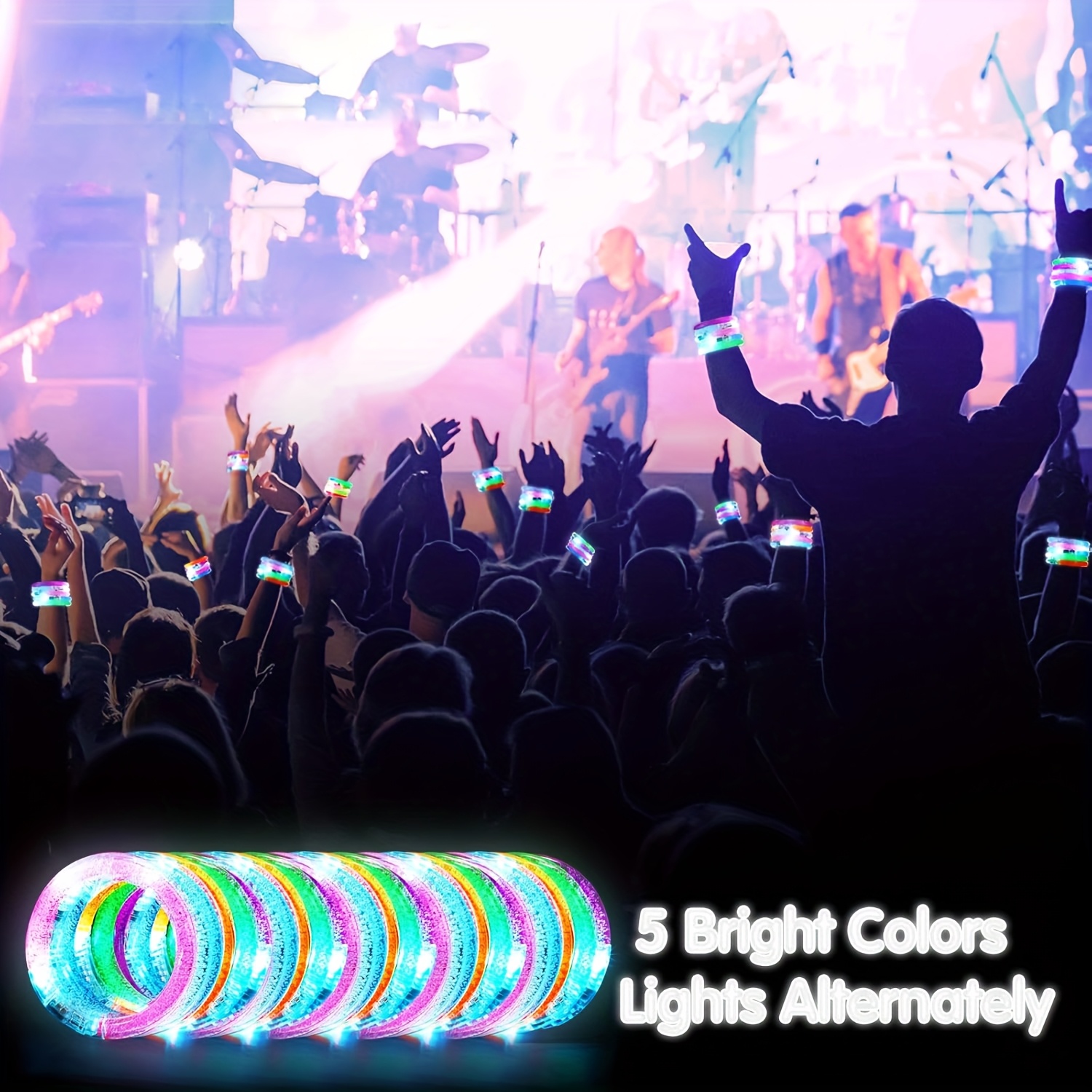 Glow-Up Party Bracelets Pack – - Event & Party Supply Photos avis et prix