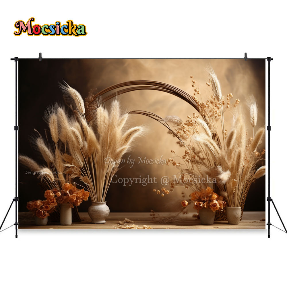 Mocsicka Boho Retro Brown Phot - Dessert Table Backdrop avis et prix