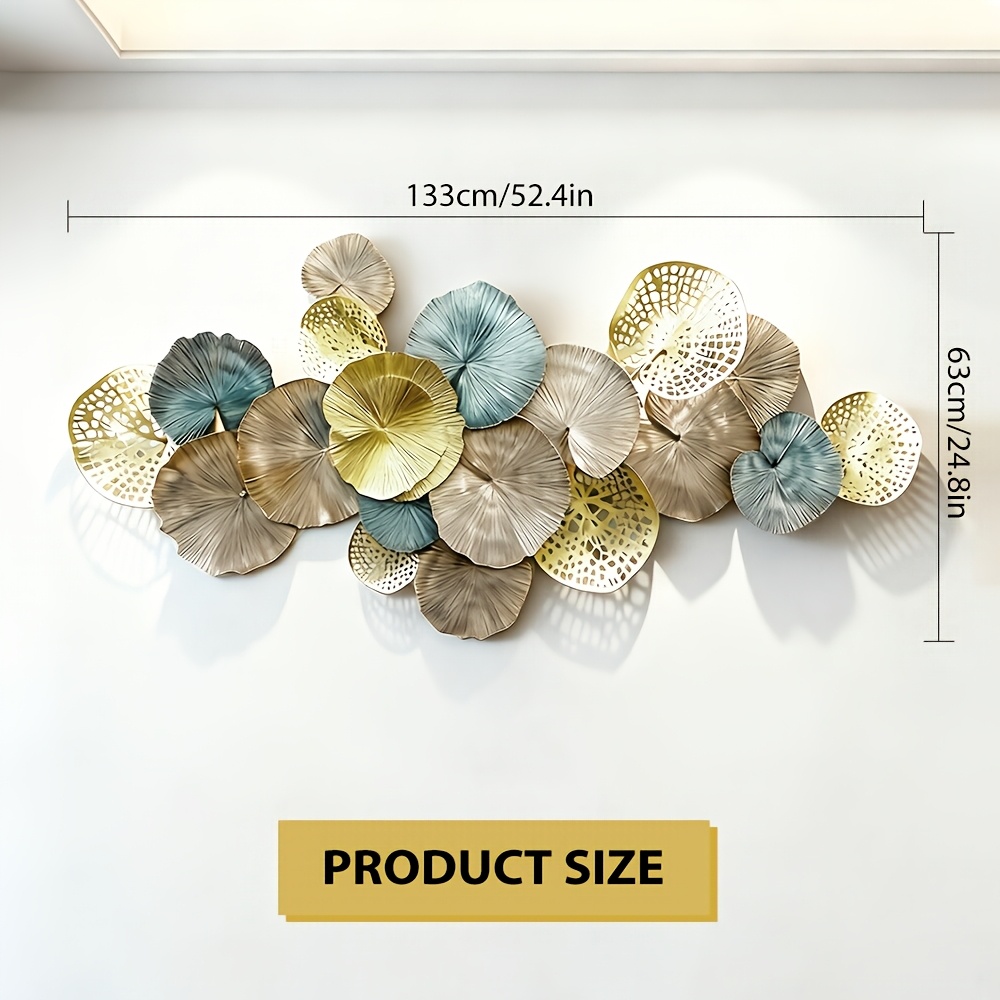 Large Metal Wall Art Decor 52. - Flower Wall Panel avis et prix