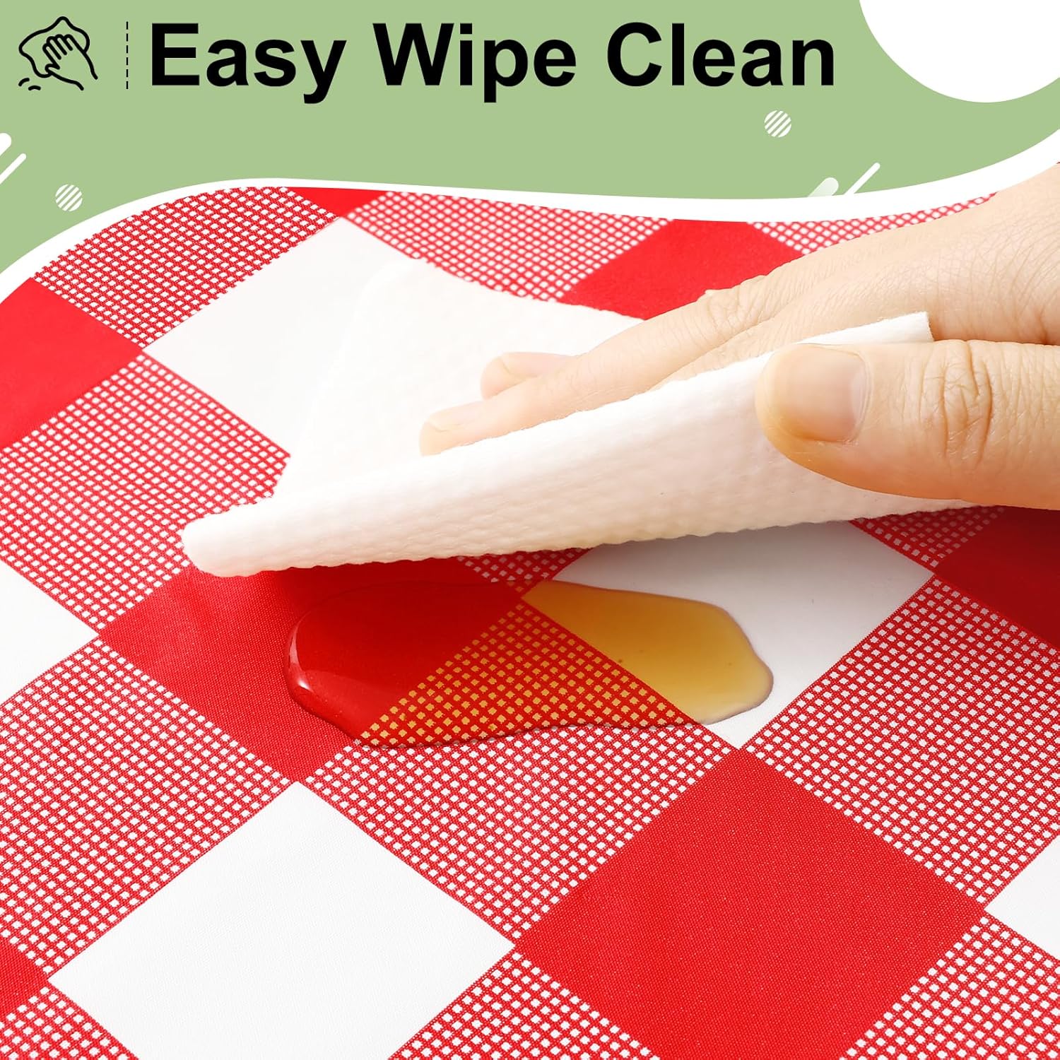 Rectangular Red White Checkere - Table Cloth Disposable avis et prix