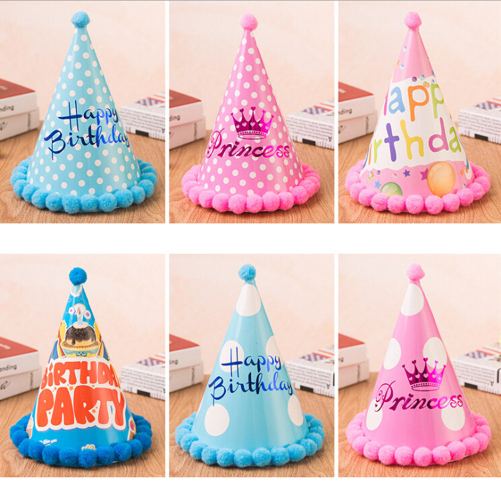 12Pcs Birthday Party Hats Colo - Party Hat Cone avis et prix