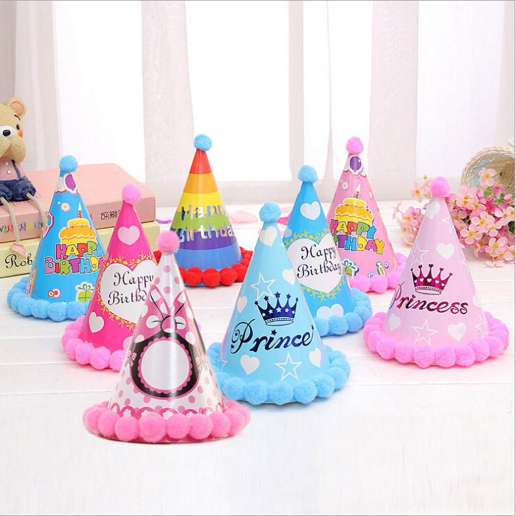 12Pcs Birthday Party Hats Colo - Party Hat Cone avis et prix