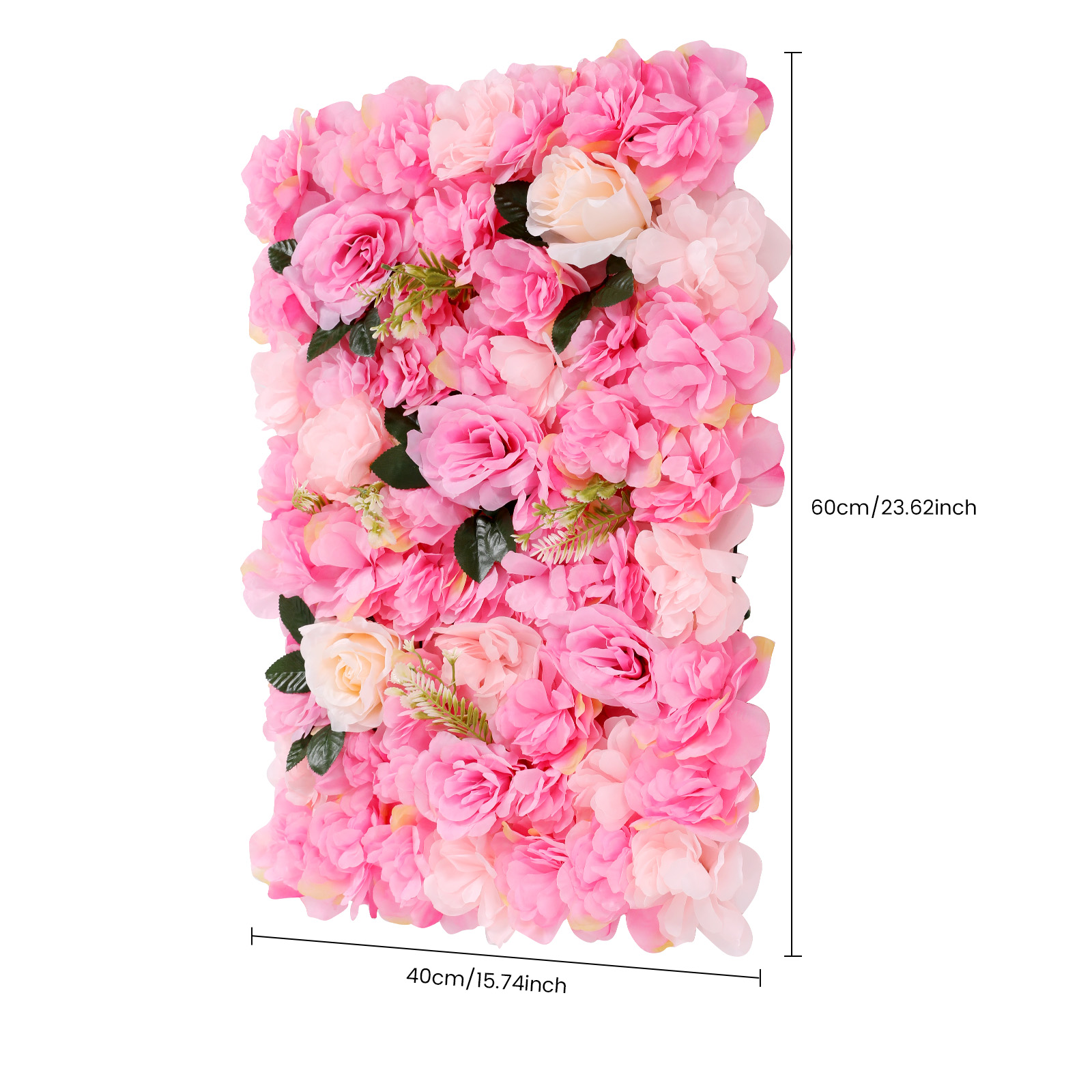 12Pcs Realistic Fake Flower Wa - Flower Wall Panel avis et prix