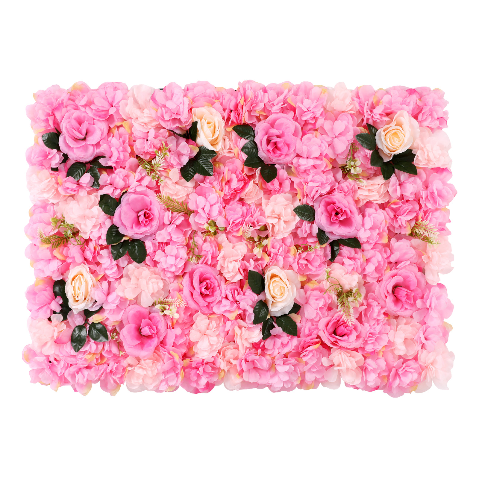 12Pcs Realistic Fake Flower Wa - Flower Wall Panel avis et prix