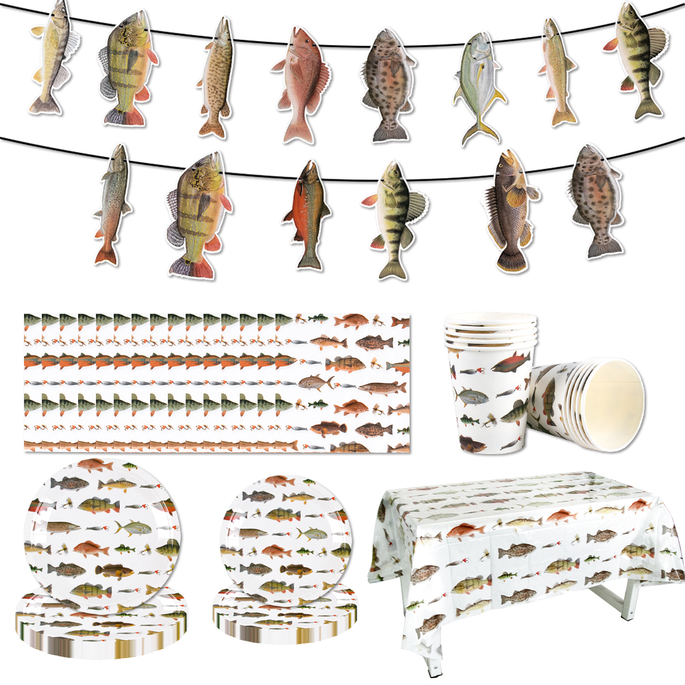 Fishing Themed Party Disposabl - Table Cloth Disposable avis et prix