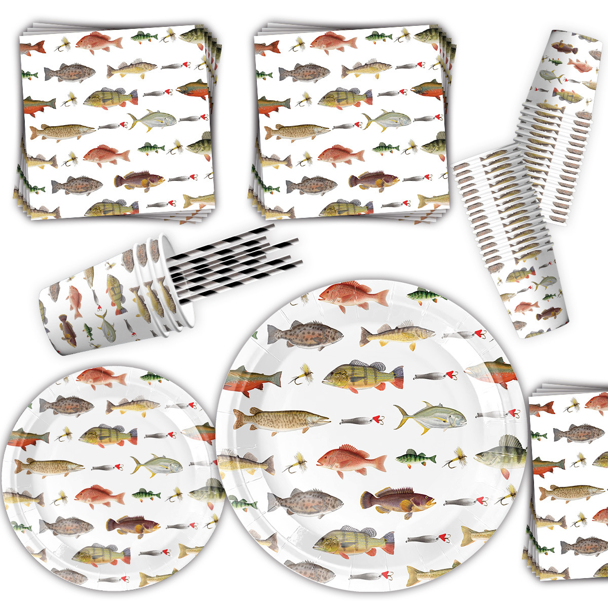 Fishing Themed Party Disposabl - Table Cloth Disposable avis et prix