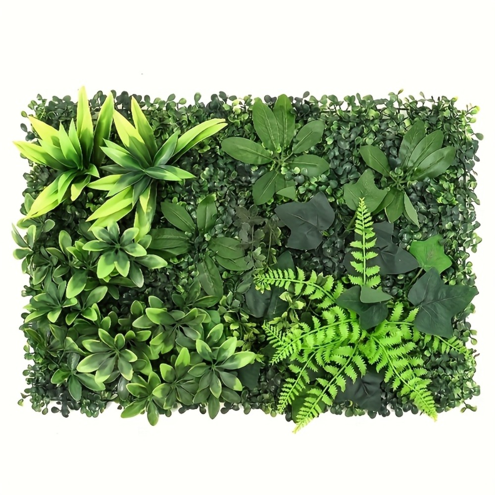 1PC Artificial Simulation Gree - Flower Wall Panel avis et prix