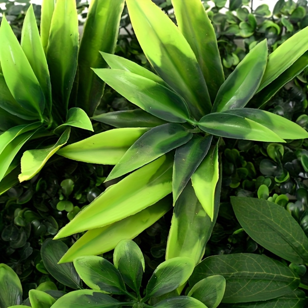 1PC Artificial Simulation Gree - Flower Wall Panel avis et prix