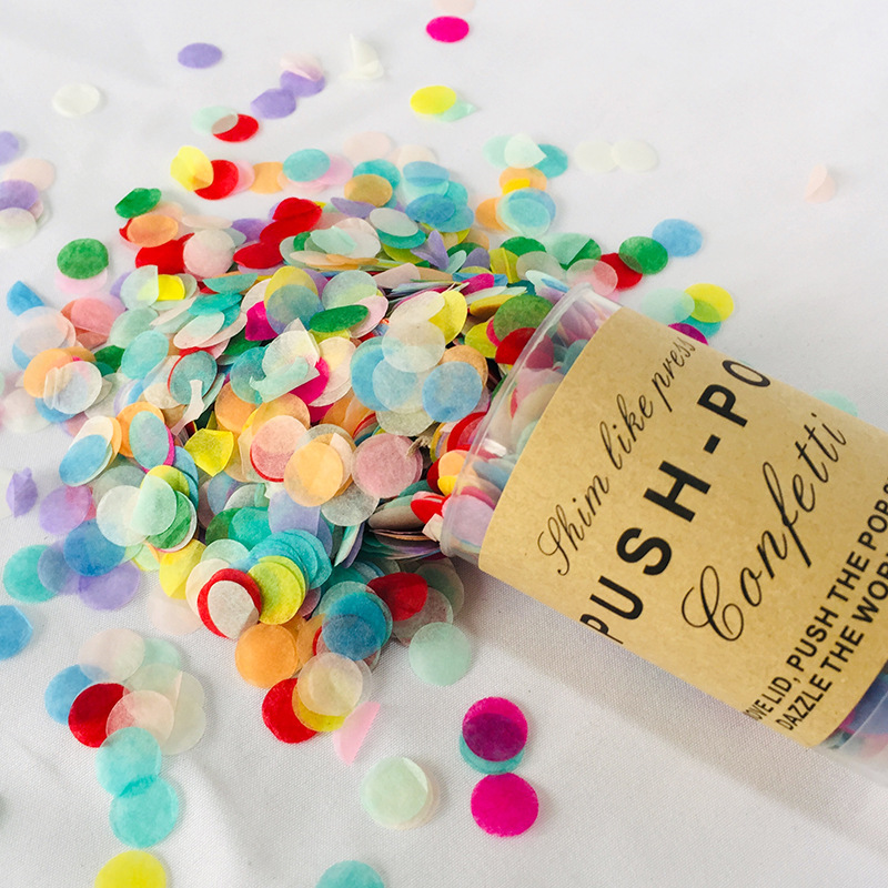 2pcs Multicolor Paper Scrap Fo - Confetti Cannon Tube avis et prix