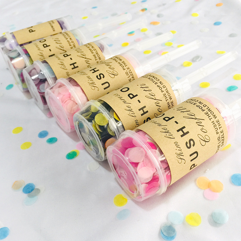 2pcs Multicolor Paper Scrap Fo - Confetti Cannon Tube avis et prix