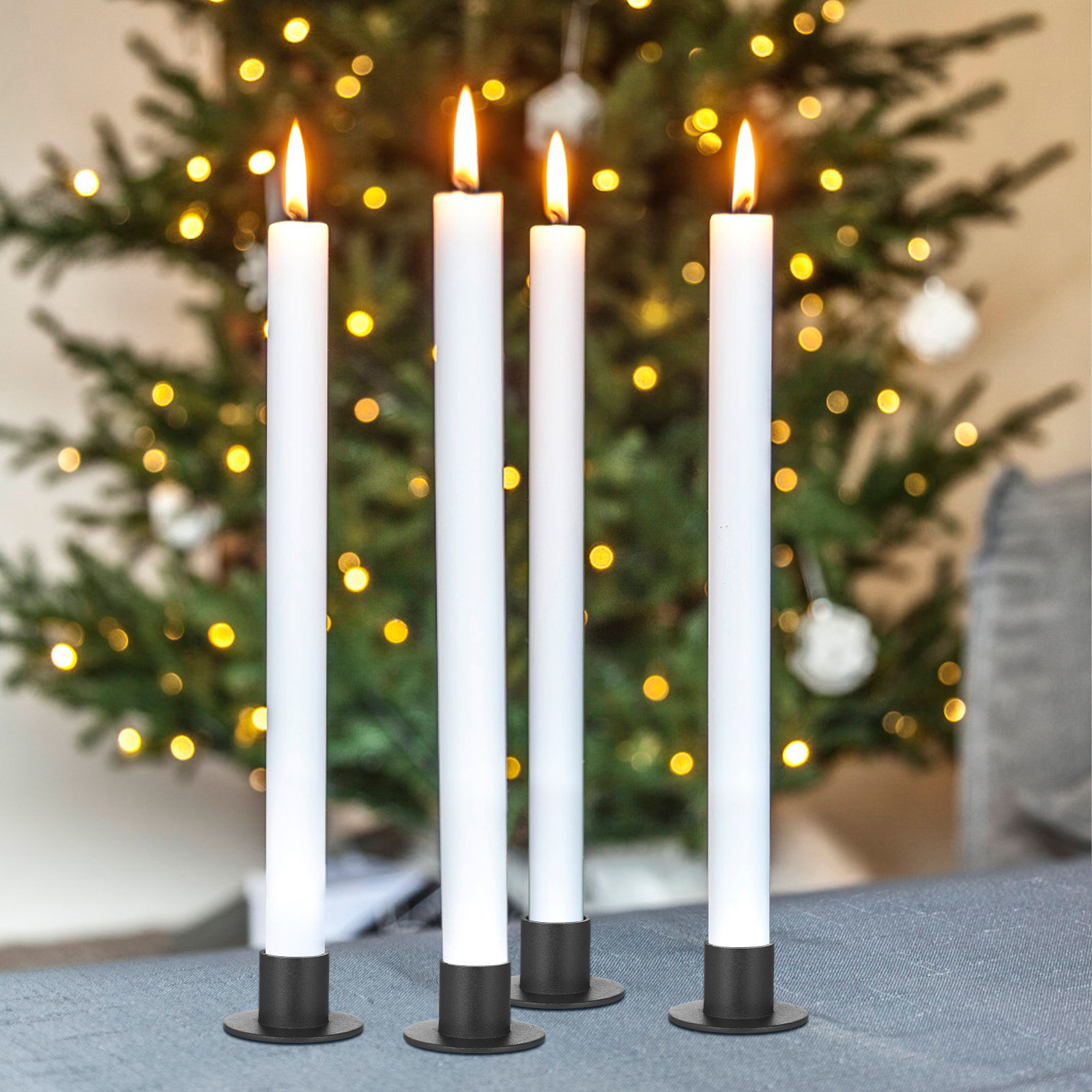 8Pcs Holders Iron Metal Table  - Centerpiece Stick avis et prix