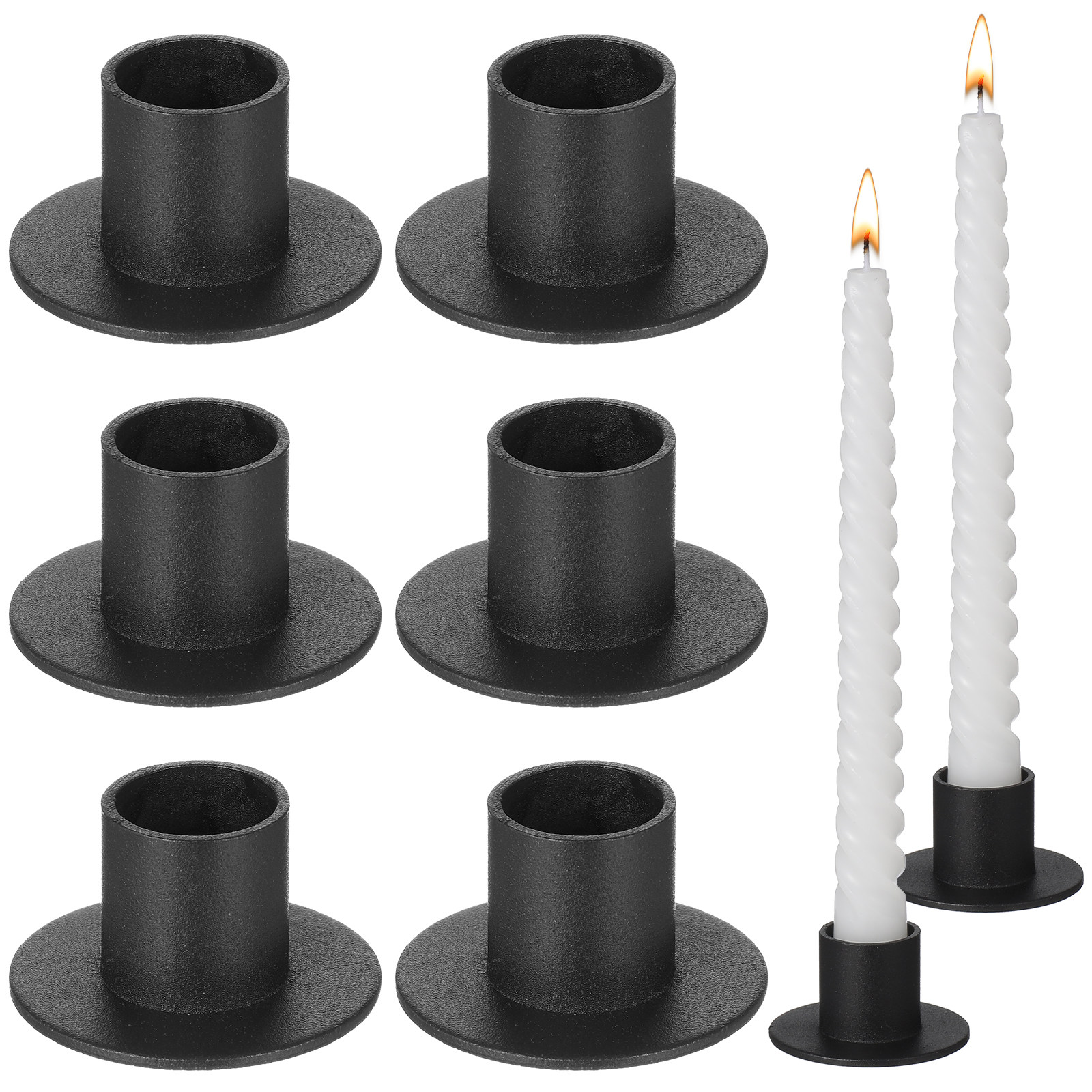 8Pcs Holders Iron Metal Table  - Centerpiece Stick avis et prix